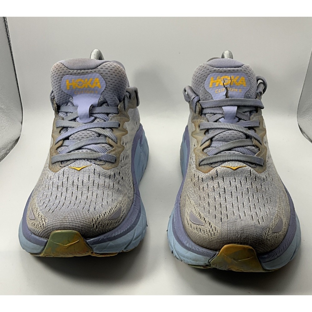 Hoka Clifton 8 Women's Running Shoes Size 8B Baby Lavender/Smoke Green - Picture 3 of 16